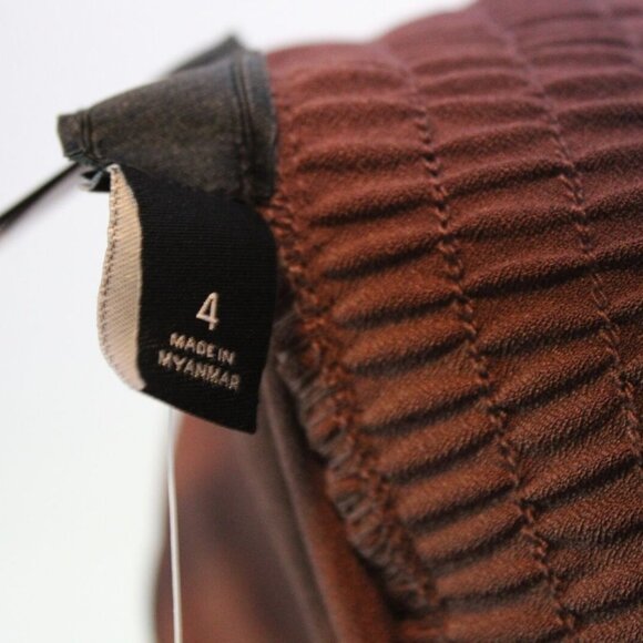 NWT Torrid Raisin Brown Crepe Self Tie Tapered Pant Plus Size 4 4X H13554 - Picture 9 of 11